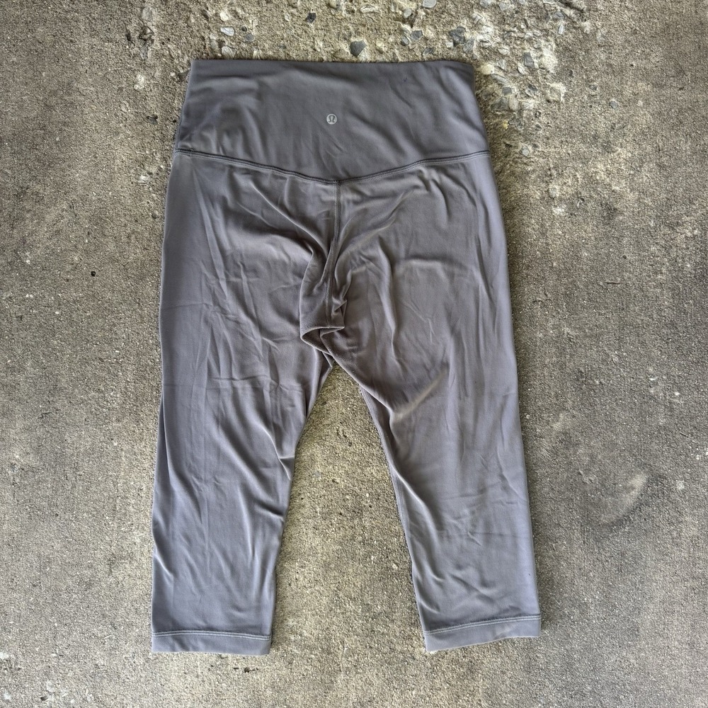 Grey‎ Lululemon Align Crop Leggings 21" Athleisure Activewear